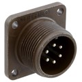 MS3102E14S-6P - CONN RCPT MALE 6POS SOLDER CUP