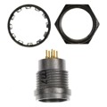 HR25A-7R-6PA - CONN RCPT MALE 6POS GOLD SOLDER