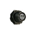 UTS712E2S - CONN RCPT FMALE 2P GOLD SLDR CUP