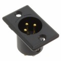 D3MBAU - CONN RCPT MALE XLR 3P SOLDER CUP