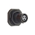 UTS78E98S - CONN RCPT FMALE 3P GOLD SLDR CUP