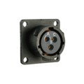 UTS012E3S - CONN RCPT FMALE 3P GOLD SLDR CUP