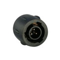 UTS68E33P - CONN PLUG MALE 3P GOLD SLDR CUP