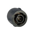 UTS68E3AP - CONN PLUG MALE 3P GOLD SLDR CUP