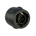 UTS68E4P - CONN PLUG MALE 4P GOLD SLDR CUP