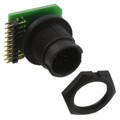 EN3P16MRAPCBW - CONN RCPT MALE 16POS GOLD SOLDER