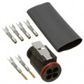 UTL6103G1S14AWG - CONN CIRC PLUG 4POS GOLD CRIMP