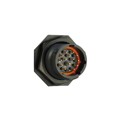 UTS714E15P - CONN RCPT MALE 15P GOLD SLDR CUP