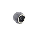 UTGX610E6P - CONN PLUG MALE 6POS SOLDER CUP