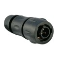 UTS6JC8E33P - CONN PLUG MALE 3P GOLD SLDR CUP