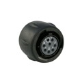 UTS612E8S - CONN PLUG FMALE 8P GOLD SLDR CUP