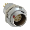 820B006-203R001 - CONN RCPT FMALE 6P GOLD SLDR CUP