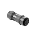 PXP6011/03S/ST/0709 - CONN PLUG FMALE 3P NICKEL SCREW