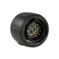 UTS614E15P - CONN PLUG MALE 15P GOLD SLDR CUP