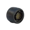 UTS614E19P - CONN PLUG MALE 19P GOLD SLDR CUP