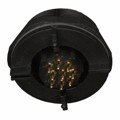 PX0707/P/09 - CONN RCPT MALE 9POS GOLD SOLDER