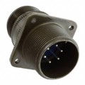 97-3100A-18-12P - CONN RCPT MALE 6P SILV SLDR CUP