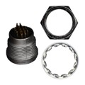 HR25A-9R-16P - CONN RCPT MALE 16P GOLD SLDR CUP