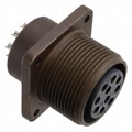 MS3102R18-1S - CONN RCPT FMALE 10P SOLDER CUP