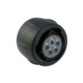 UTS614E5S - CONN PLUG FMALE 5P GOLD SLDR CUP