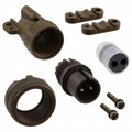 MS3106F12S-3P - CONN PLUG MALE 2P SILV SLDR CUP
