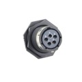 UTGX714E5S - CONN RCPT FMALE 5POS SOLDER CUP