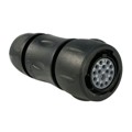 UTS6JC14E15S - CONN PLUG FMALE 15P SOLDER CUP