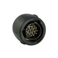 UTS612E14P - CONN PLUG MALE 14P GOLD SLDR CUP