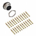 RT071823SNH-K - CONN RCPT FMALE 23POS GOLD CRIMP