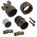 MS3106F18-1P - CONN PLUG MALE 10P SILV SLDR CUP