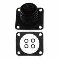 PX0941/04/S - CONN RCPT FMALE 4P NICKEL SCREW