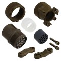 MS3106F20-27P - CONN PLUG MALE 14P SILV SLDR CUP