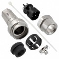 PXM7011/03P/ST/0911/SN - CONN RCPT MALE 3POS NICKEL SCREW
