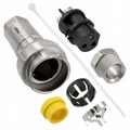 PXM7011/03S/ST/1113/SN - CONN RCPT FMALE 3P NICKEL SCREW