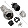PXM7011/06P/ST/0911/SN - CONN RCPT MALE 6POS NICKEL SCREW