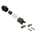 MS3101F18-1P - CONN RCPT MALE 10P SILV SLDR CUP