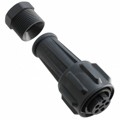 EXP-0911/05/S - CONN PLUG FMALE 5P NICKEL SCREW