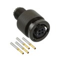 MKJ3B6W6-4SN - CONN PLUG FMALE 4POS GOLD CRIMP