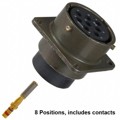 PT02SE-16-8S - CONN RCPT FMALE 8POS GOLD CRIMP