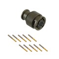MKJ3A6W7-10SN - MKJ 10C 10#23 SKT PLUG BAY CAD