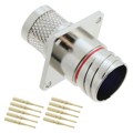 2102343-1 - CONN RCPT MALE 8POS GOLD CRIMP