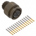 MKJ3B6W8-13SN - CONN PLUG FMALE 13POS GOLD CRIMP