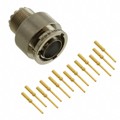 MKJ3B6F8-13PN - CONN PLUG MALE 13POS GOLD CRIMP