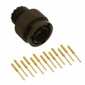 MKJ3B6W8-13PN - CONN PLUG MALE 13POS GOLD CRIMP