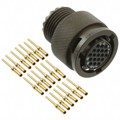MKJ3B6W9-19SN - CONN PLUG FMALE 19POS GOLD CRIMP
