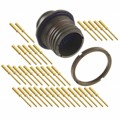 MKJ1A7W13-37PA - CONN RCPT MALE 37POS GOLD CRIMP