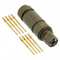 UCOM-10G+ LCGGA - CONN RCPT FMALE 8POS GOLD CRIMP