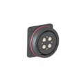 PXP9052/08/S - RCPT FLANGE MNT 8POS W/SKT