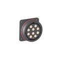 PXP9052/11/S - RCPT FLANGE MNT 11POS W/SKT