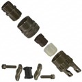 MS3116F-10-6P - CONN PLUG MALE 6P GOLD SLDR CUP